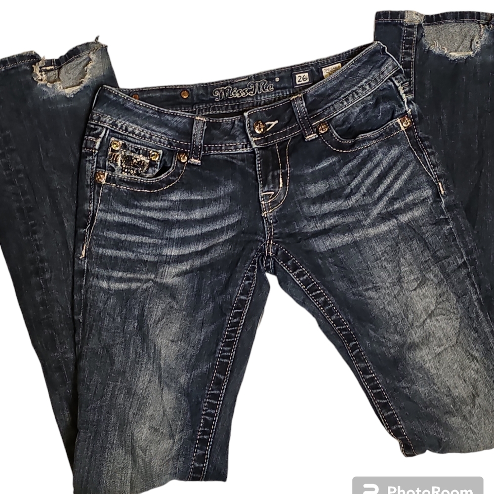 Womens Miss Me Bootcut Jeans 26W 34L *Wear at the bottom $10